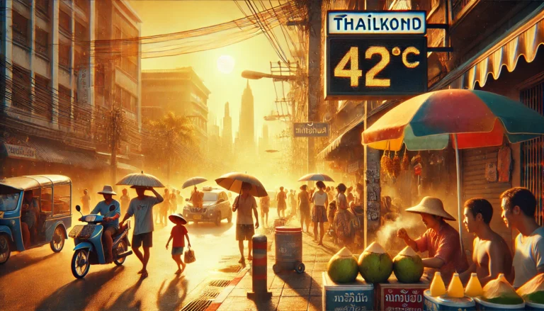 Summer in Thailand to Start on Feb 28: Expect Highs of 42°C in April